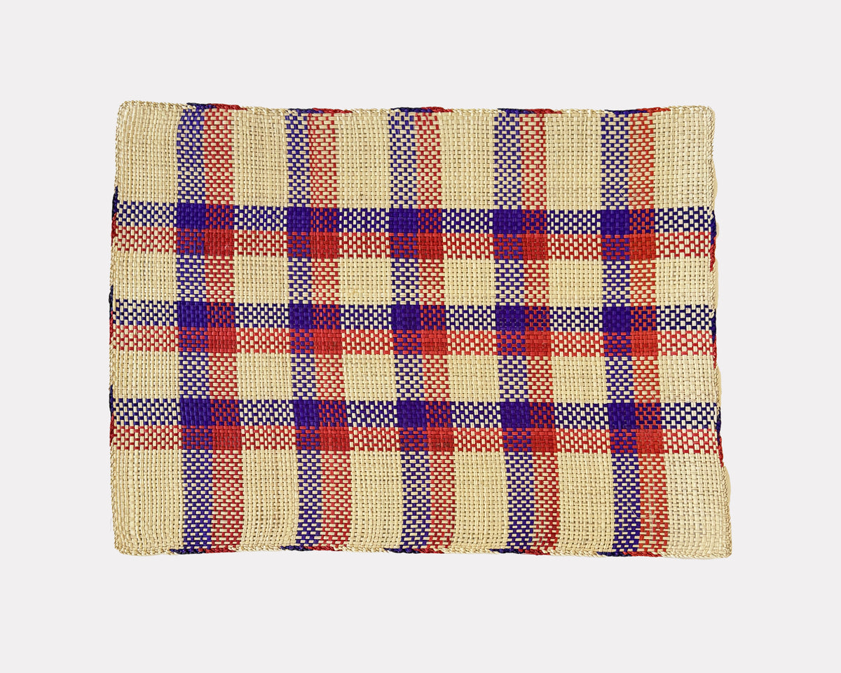 Woven Plaid Placemat 009 (Set of 2)