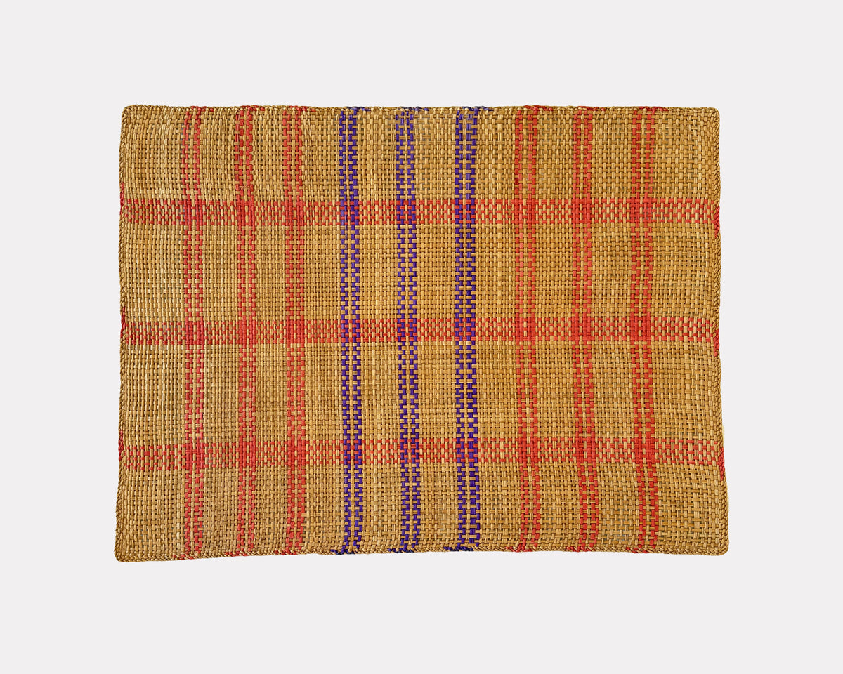 Woven Plaid Placemat 012 (Set of 2)