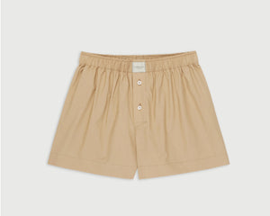 Comme Si La Boxer Classica Cotton Shorts - Khaki