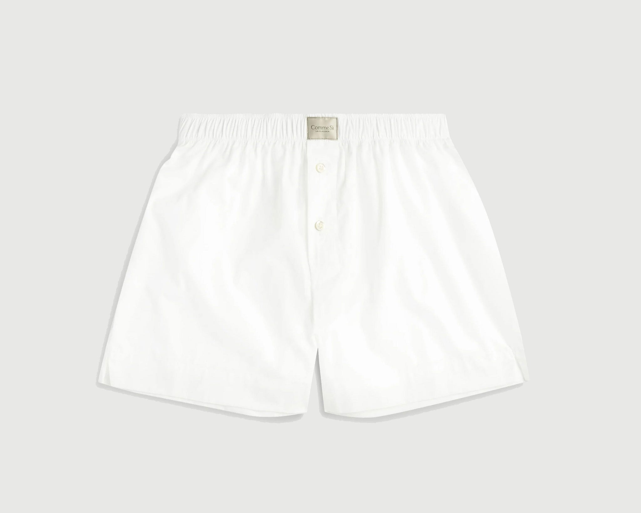 Comme Si La Boxer Classica Cotton Shorts - White