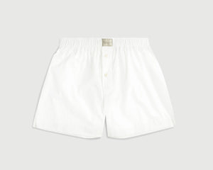 Comme Si La Boxer Classica Cotton Shorts - White