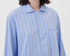 Tekla Poplin Long Sleeve Shirt - Bassett Stripes