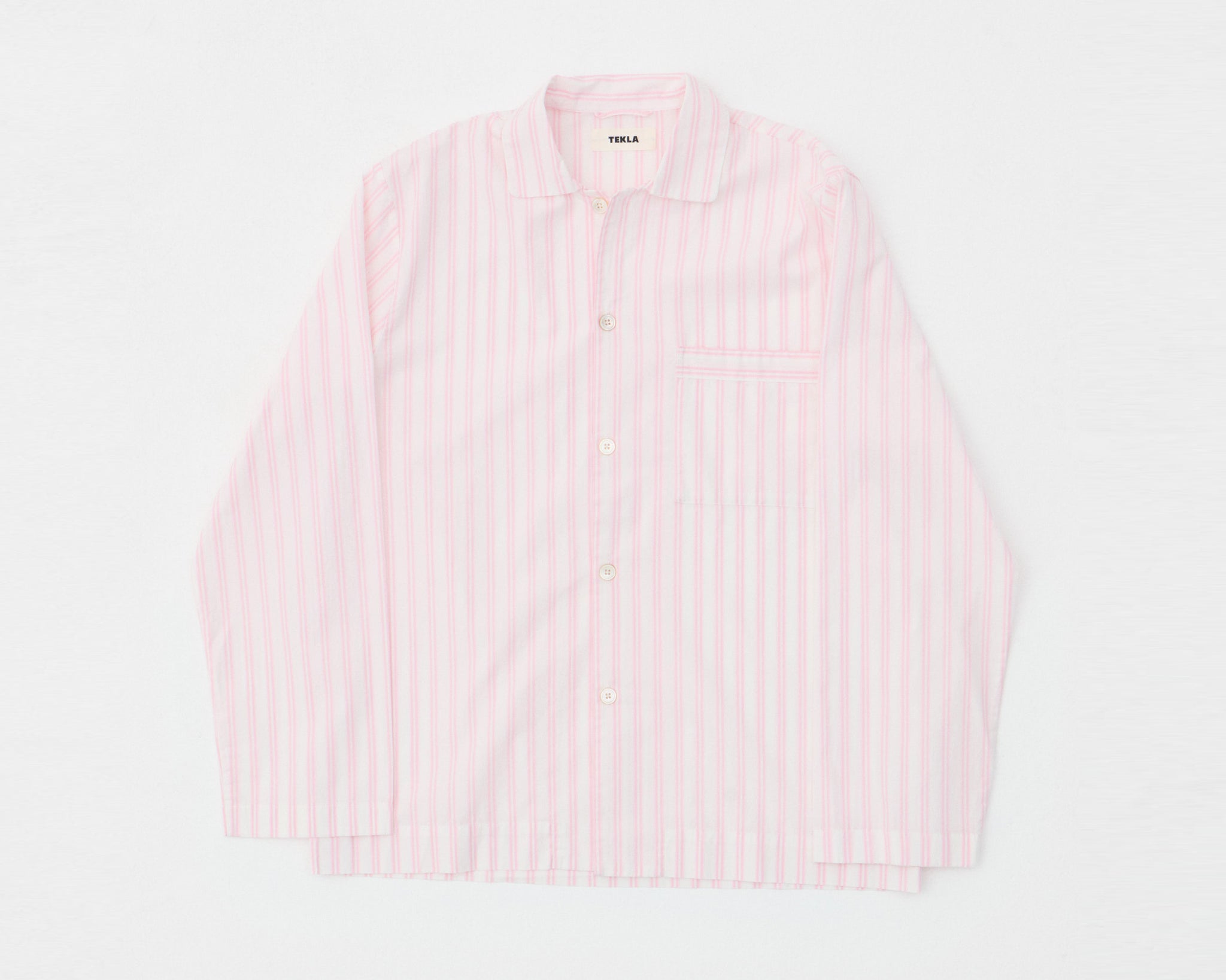 Tekla Poplin Long Sleeve Shirt - Hatty Stripes