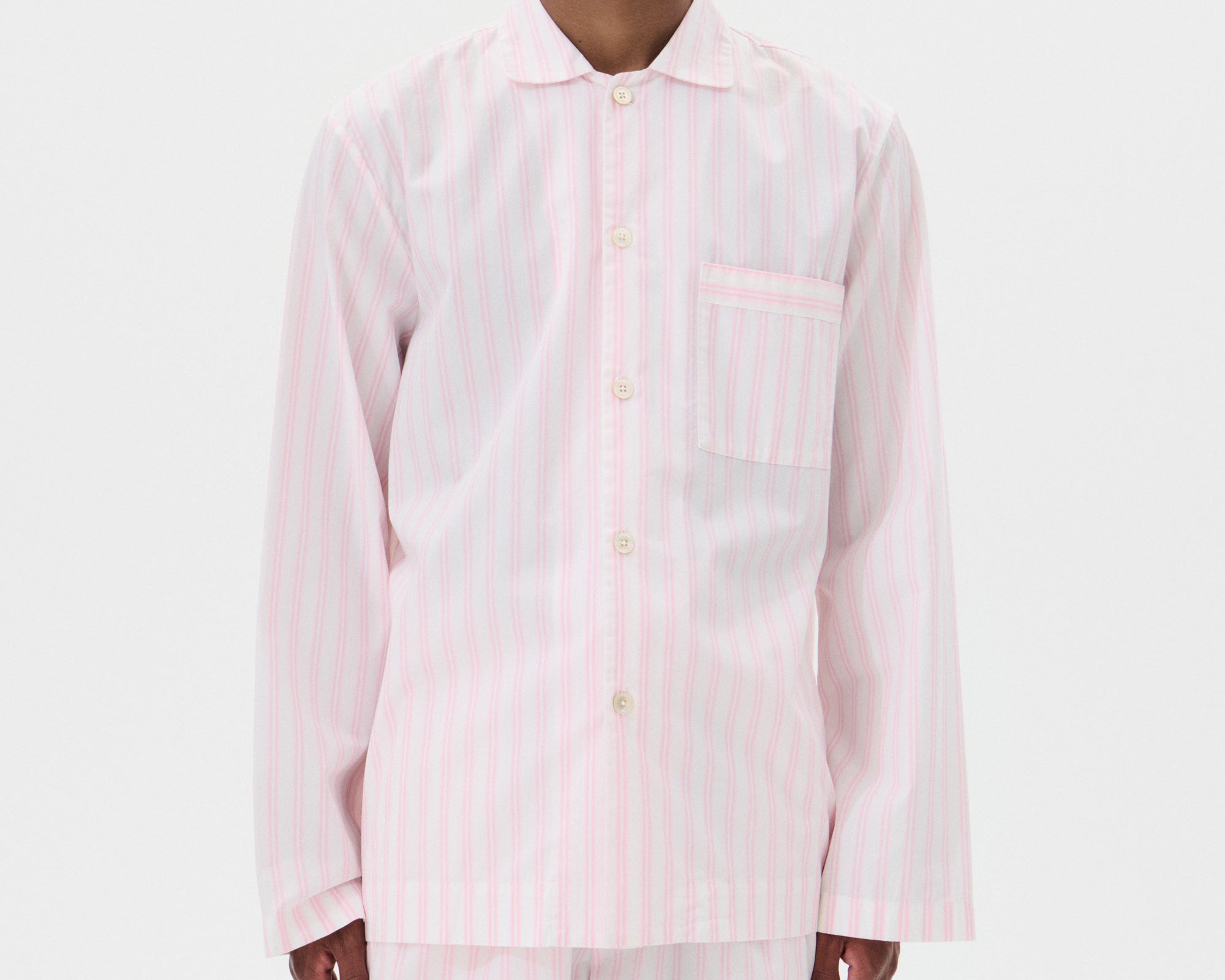 Tekla Poplin Long Sleeve Shirt - Hatty Stripes