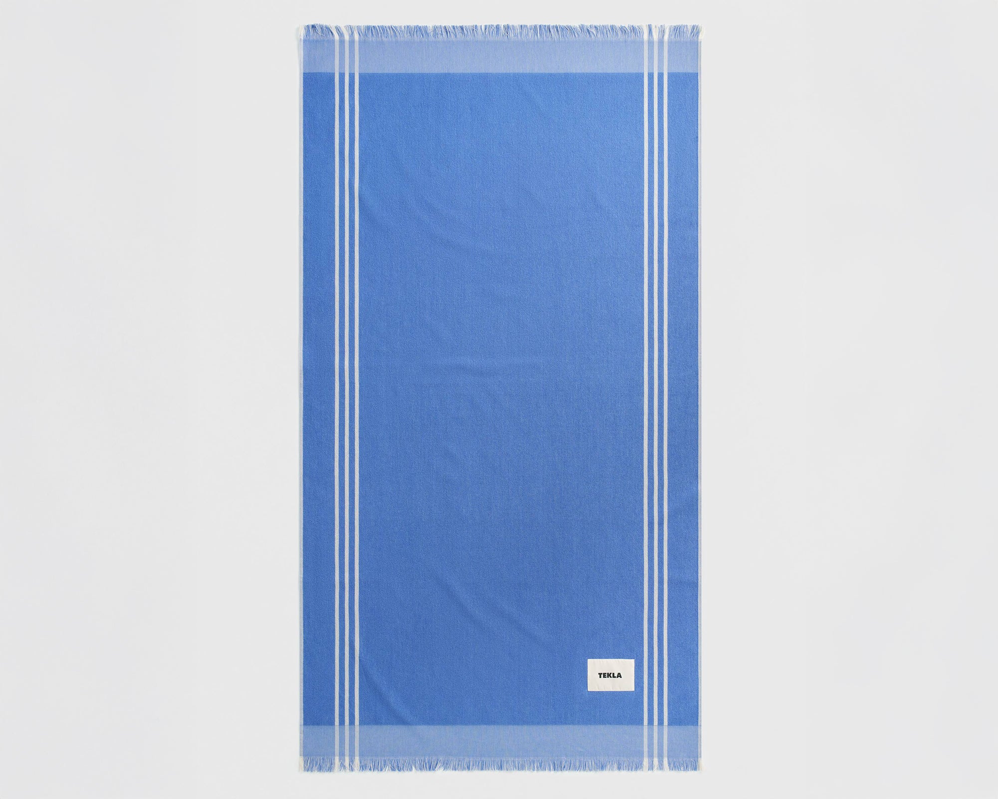 Tekla Organic Cotton Beach Towel - Azul