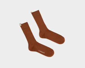 Comme Si Yves Cotton Socks - Fawn