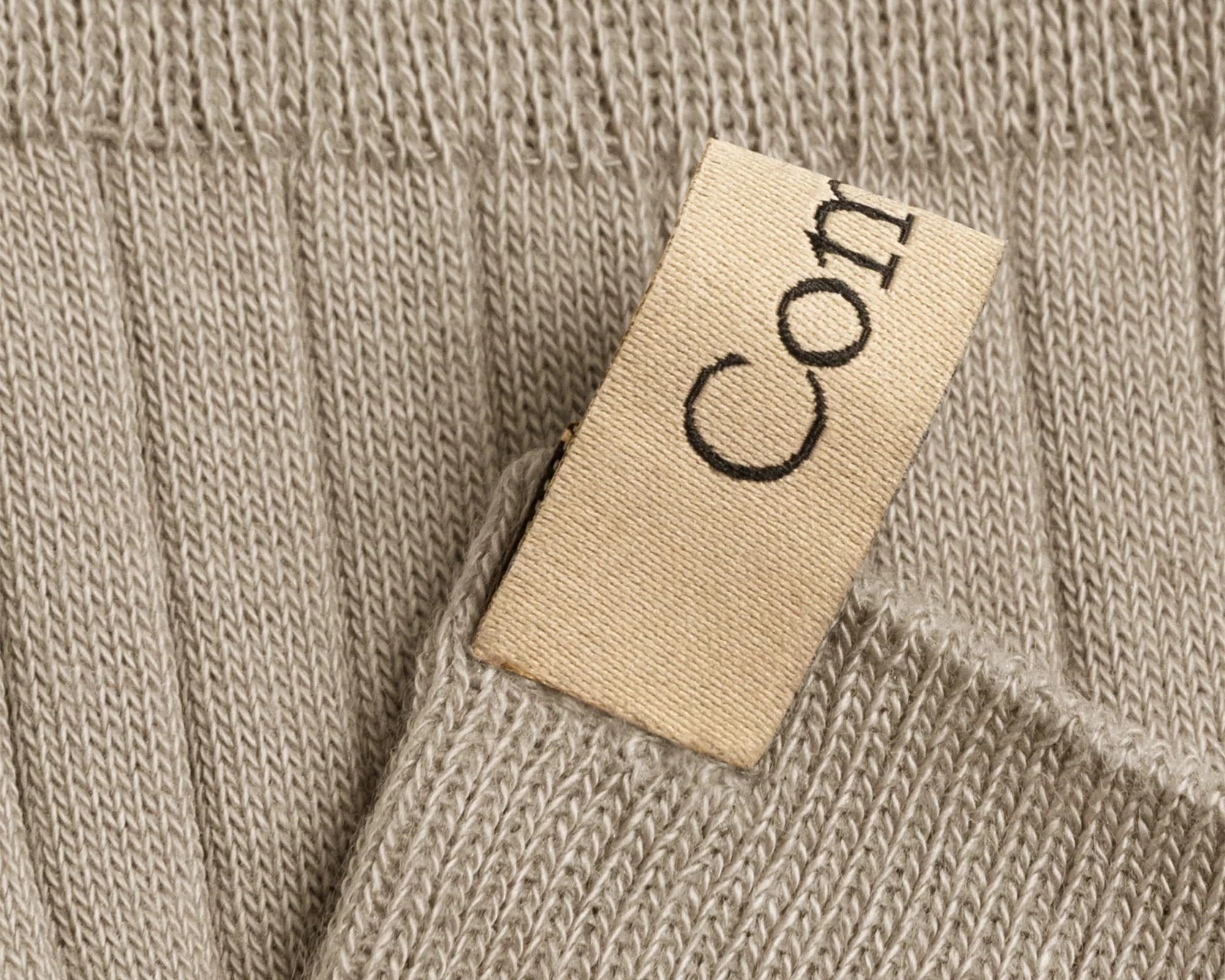 Comme Si Yves Cotton Socks - Khaki