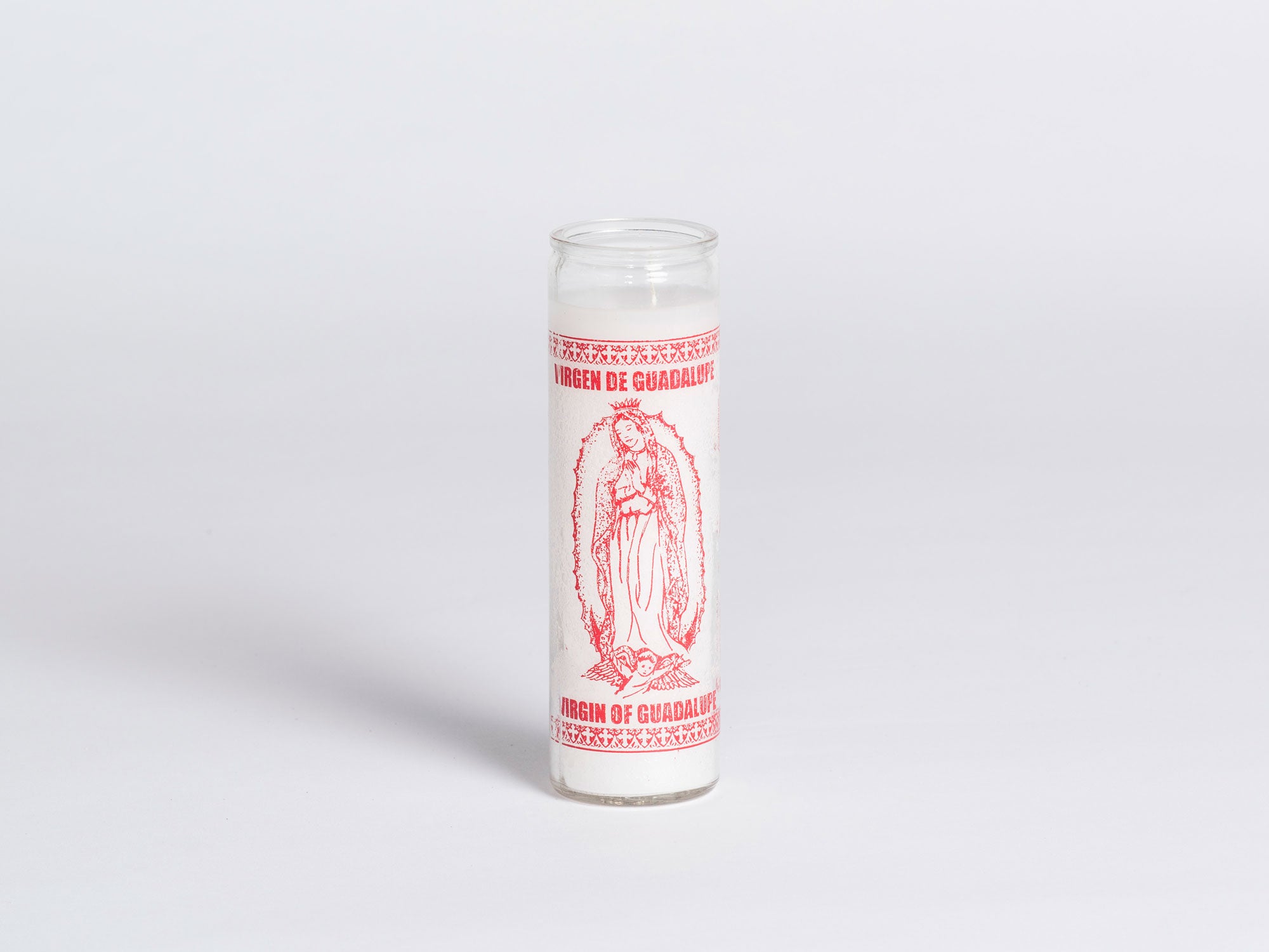 W.PICO MIRACLE CANDLE - Guadalupe (White)