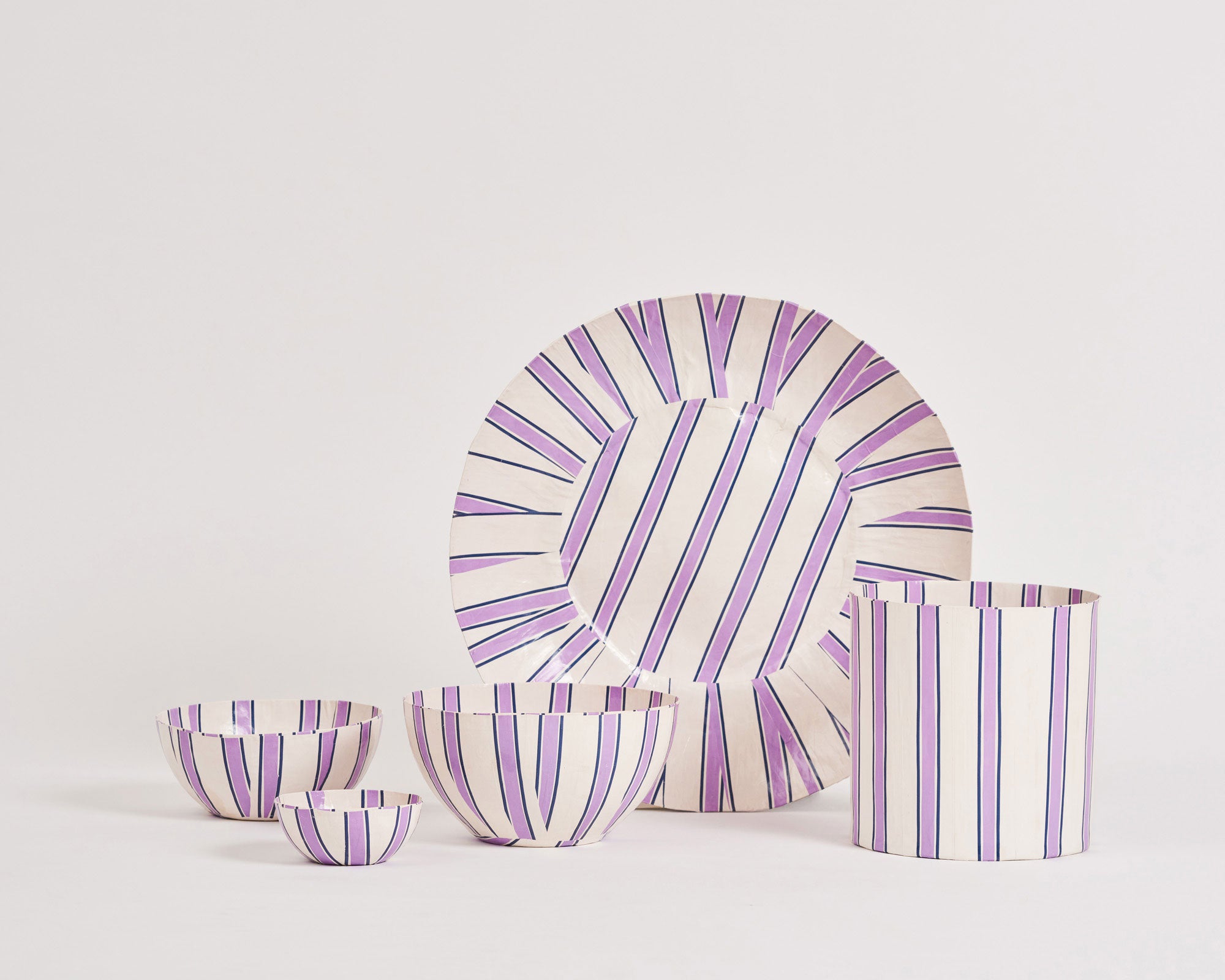 Pan After x Alice Oehr Paper Collection - 'Mumbai Stripe'