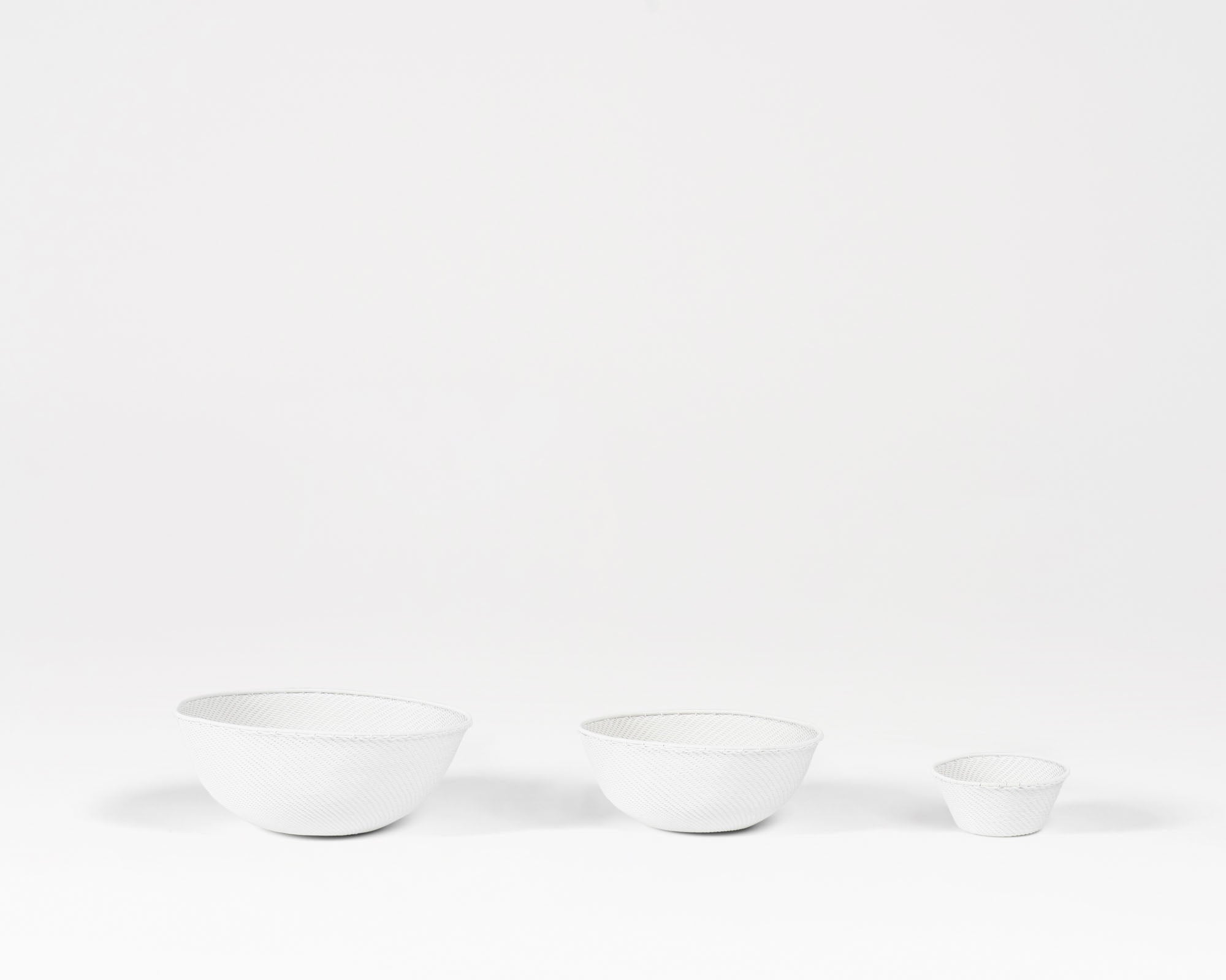 Telephone Wire Bowl - White