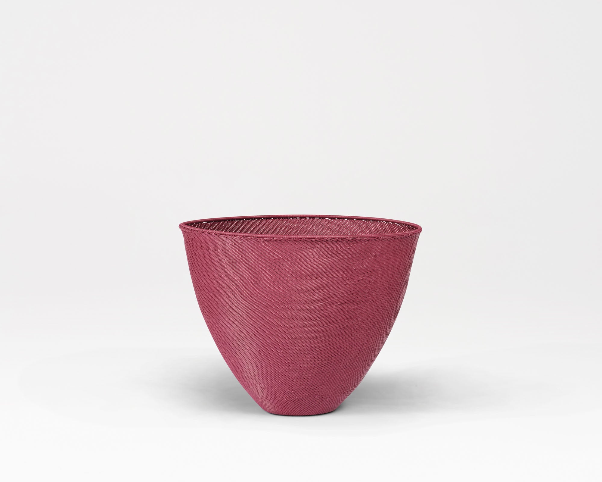 Telephone Wire Bowl - Claret