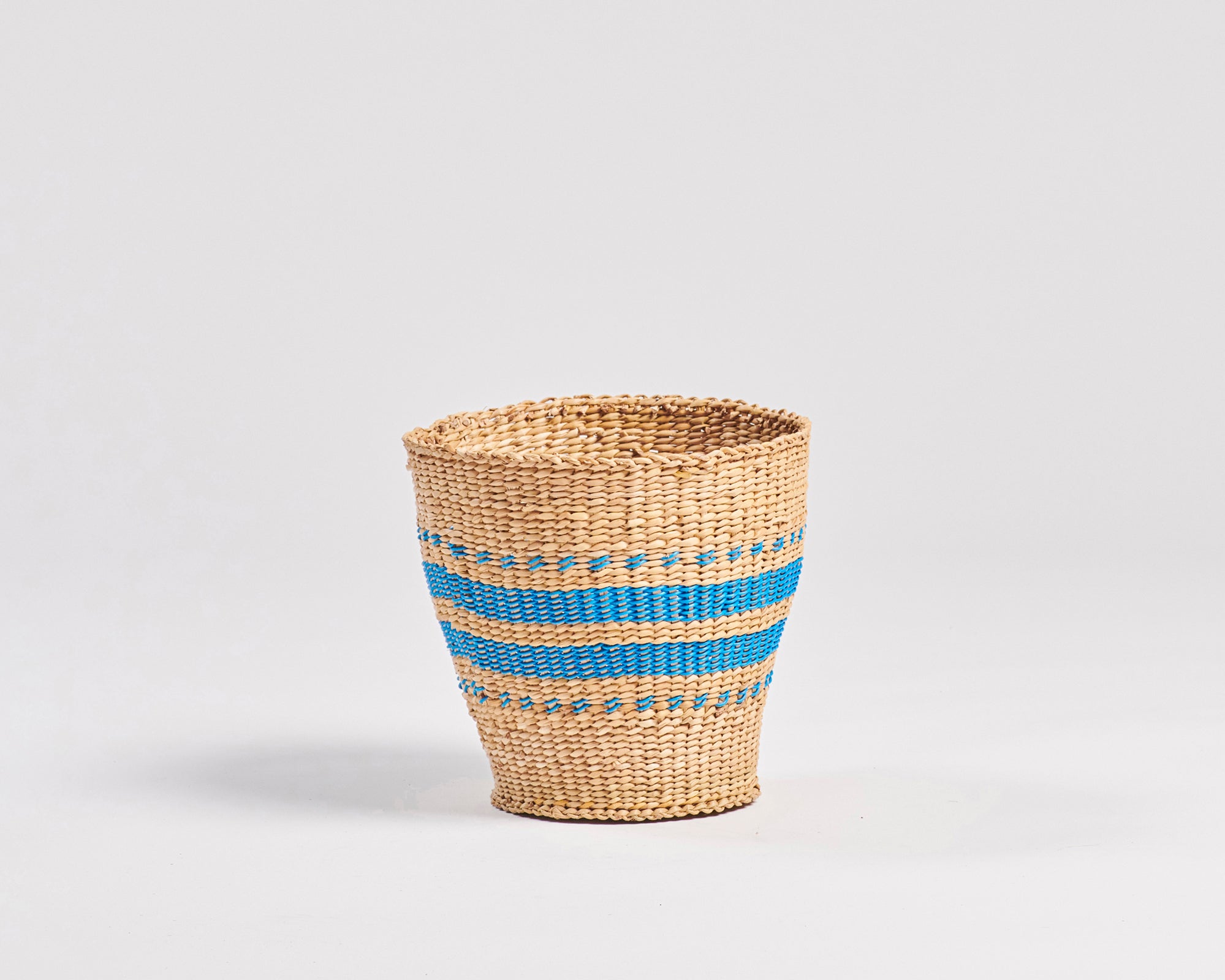Xhosa Reed Basket - Blue Detail – Pan After