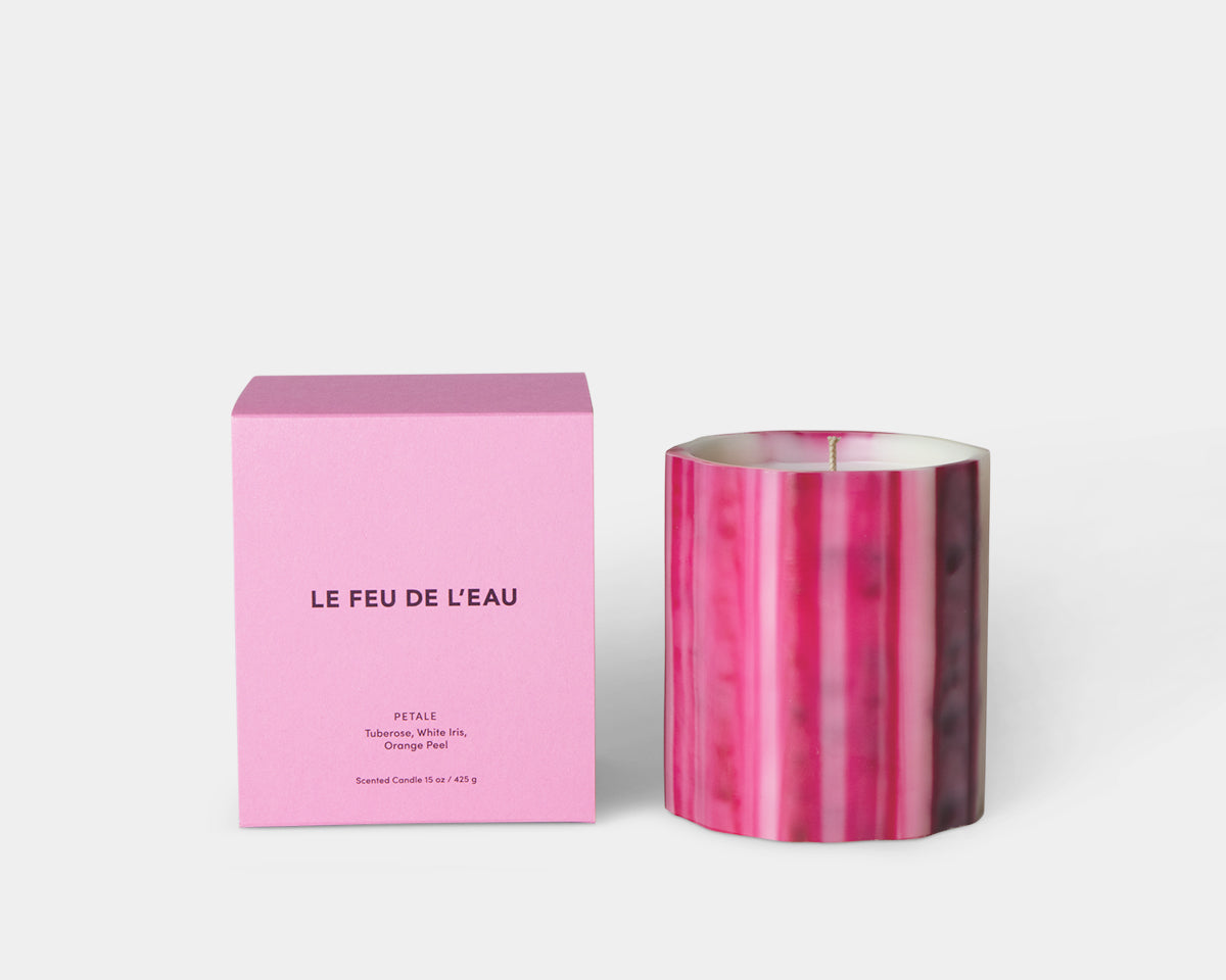 Le Feu De L'Eau Candle - Petale