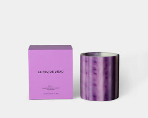 Le Feu De L'Eau Candle - Violet