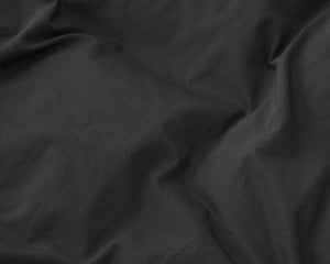 Tekla Cotton Percale Bedding - Ash Black