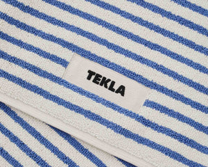 Tekla Organic Cotton Bath Mat - Coastal Stripes