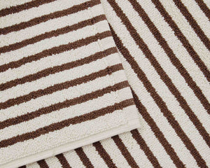 Tekla Organic Cotton Bath Mat - Kodiak Stripes