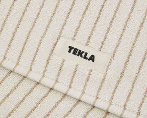 Tekla Organic Cotton Bath Mat - Sienna Stripe