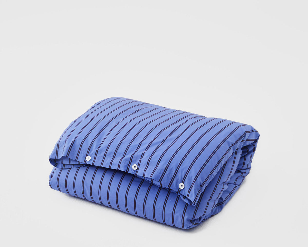 Tekla Cotton Percale Bedding - Boro Stripes