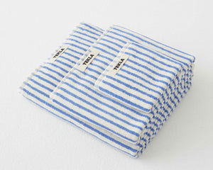 Tekla Organic Cotton Towel - Coastal Stripes