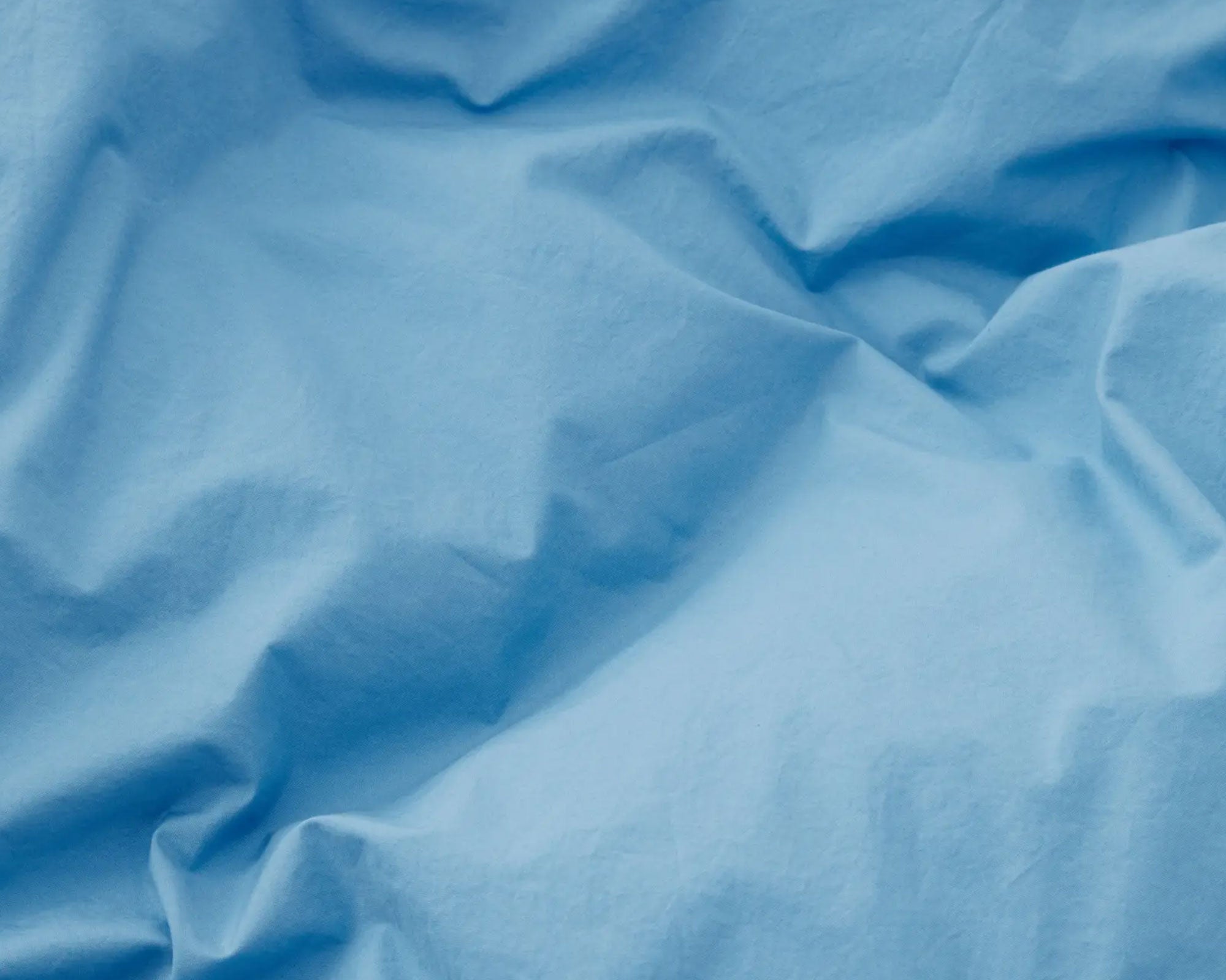 Tekla Cotton Percale Bedding - Dove Blue