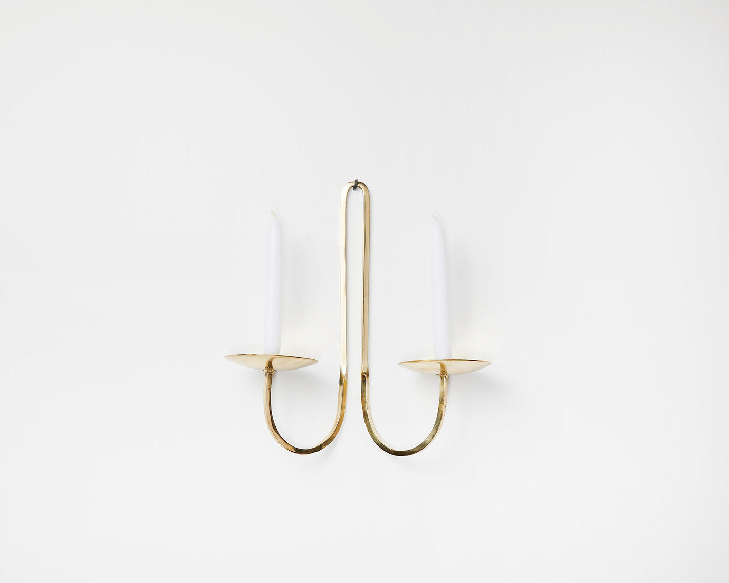 Fredericks & Mae Brass Arm Candle Holders