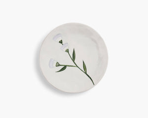 Gemma Orkin 'Wild Flowers' Small Plate - Grey Wash