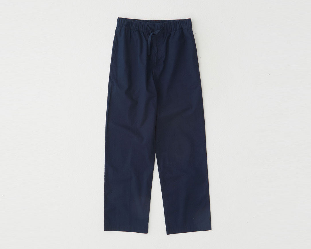 Tekla Poplin Pant - True Navy