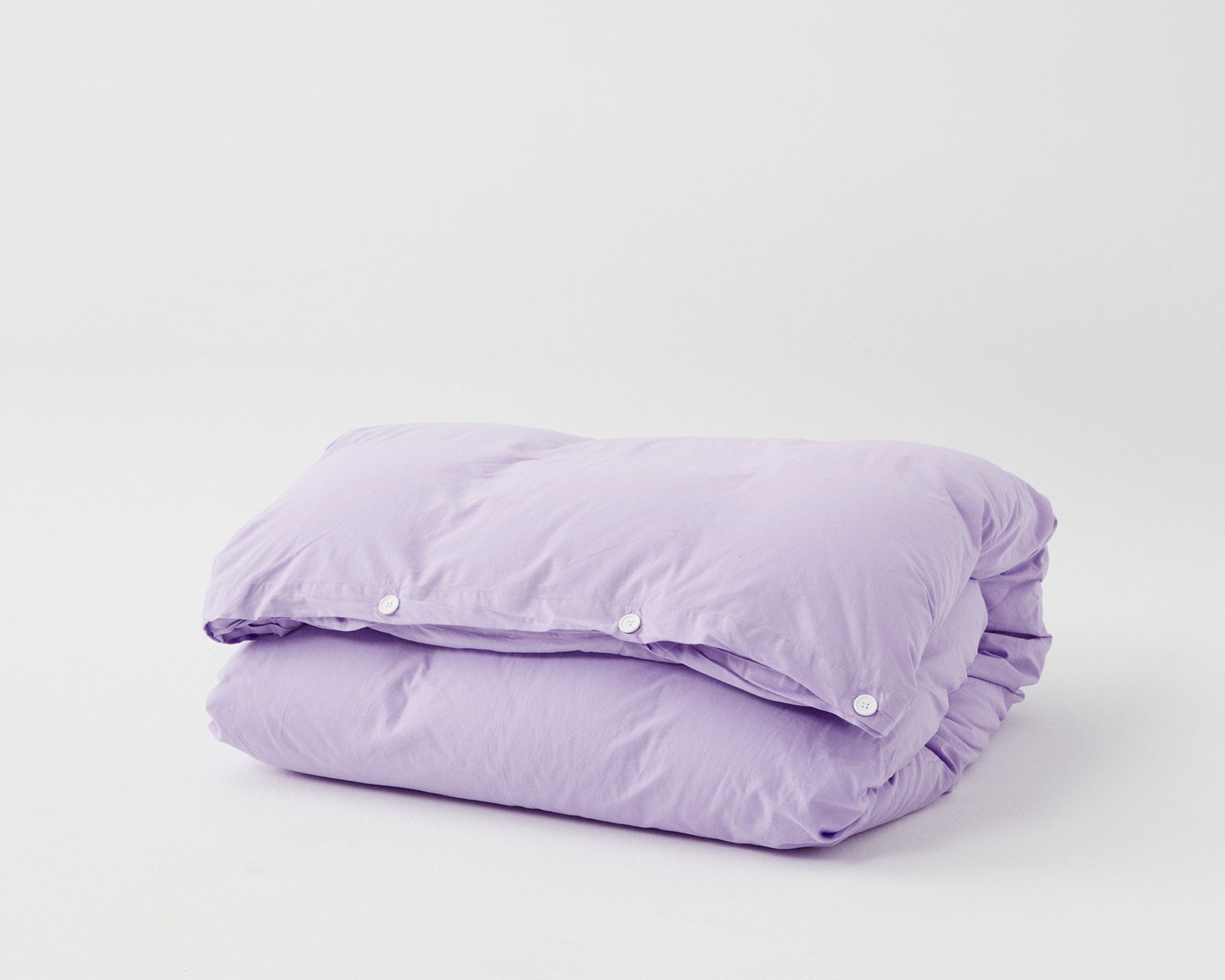 Tekla Cotton Percale Bedding - Lavender