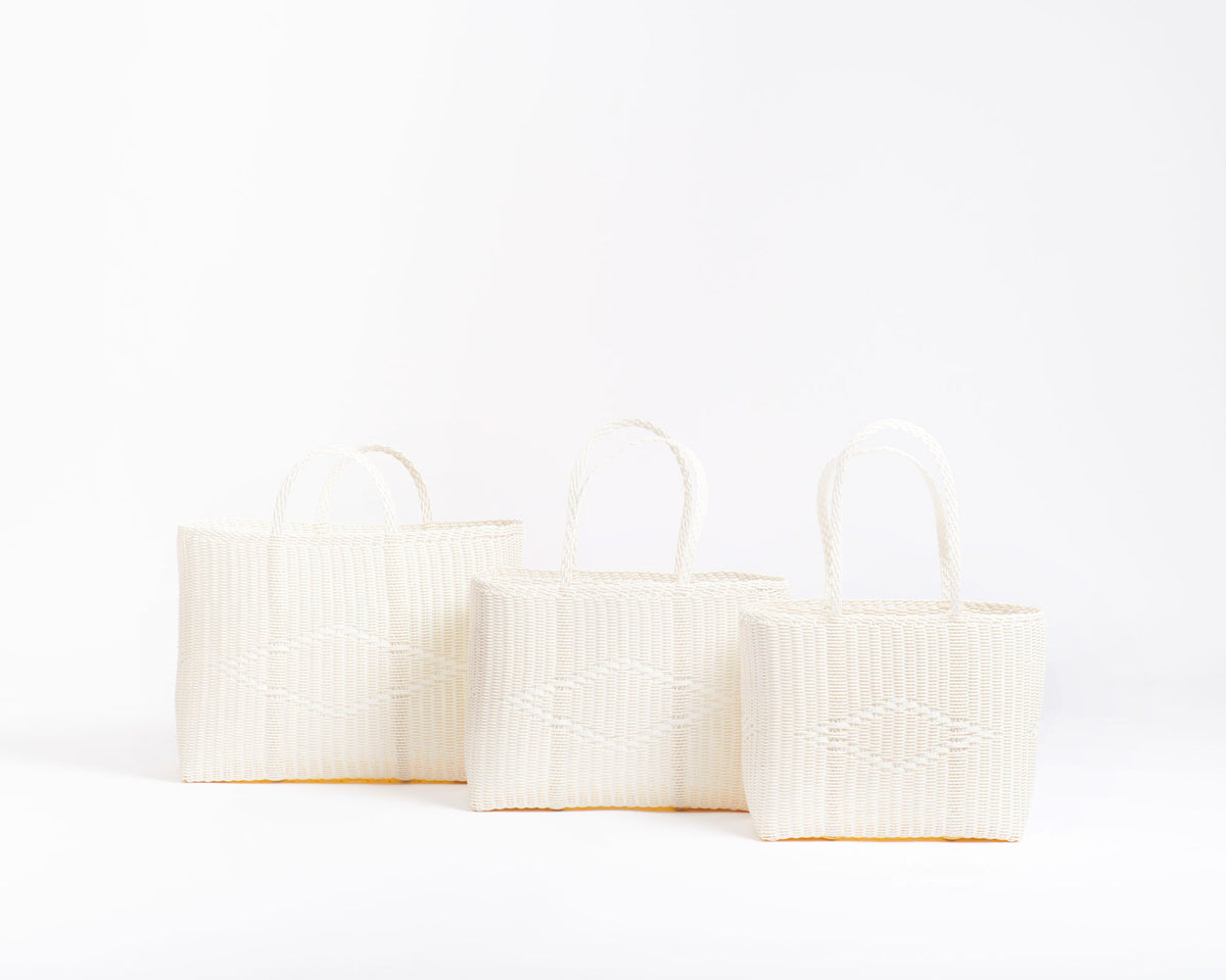 Palorosa Tote Basket - White