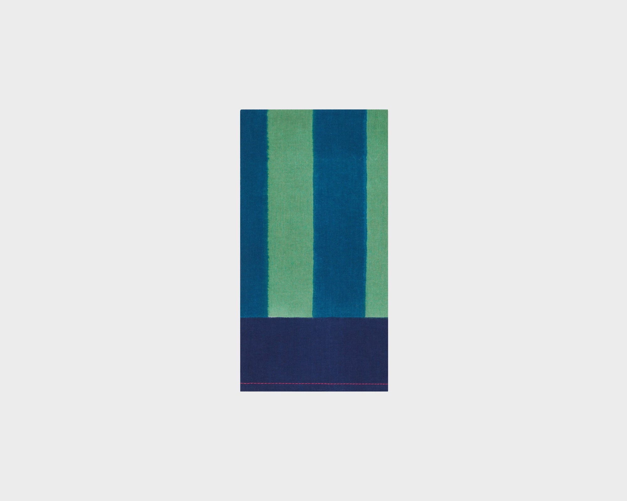 Lisa Corti Napkin - Nizam Stripes Blue Green