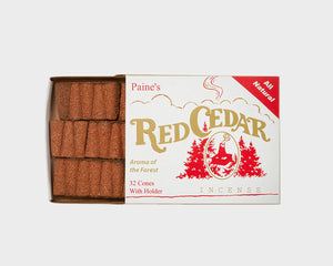 Paine's Cedar Incense Cones - 32 Pack