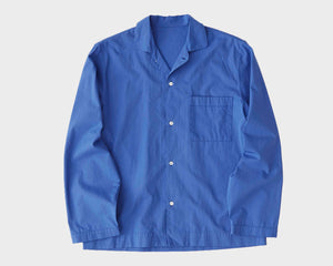Tekla Poplin Long Sleeve Shirt - Royal Blue