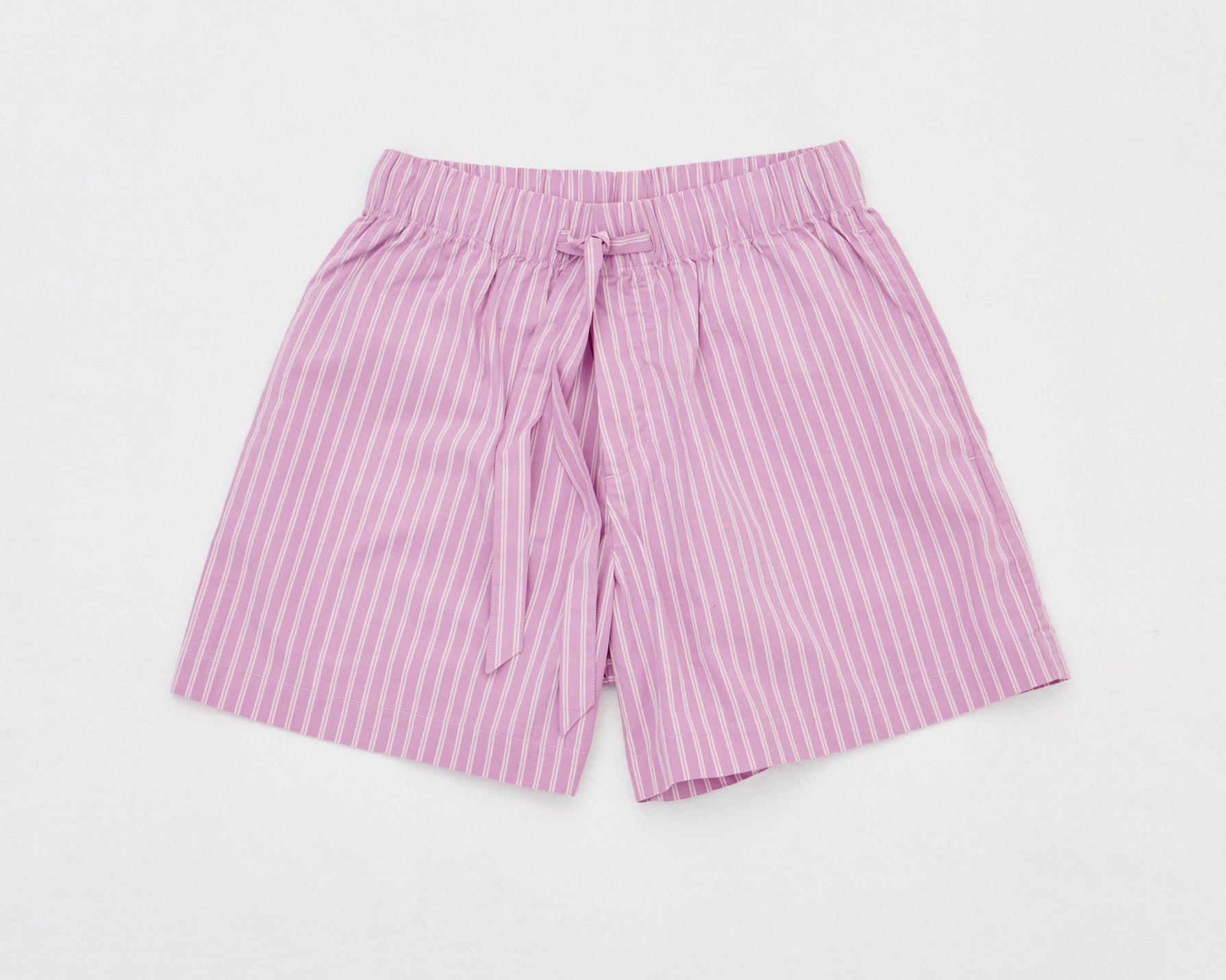 Tekla Poplin Short - Purple Pink Stripes