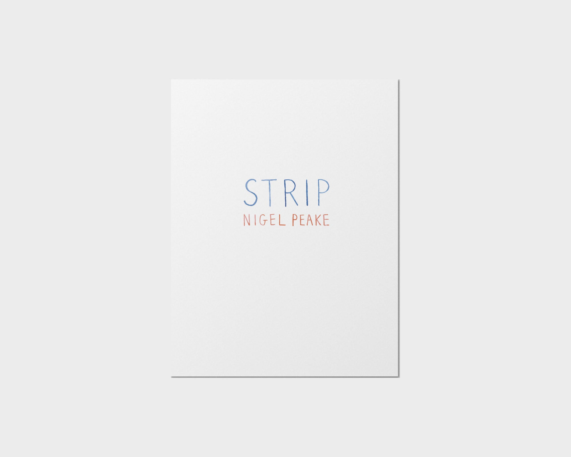 Strip, Nigel Peake