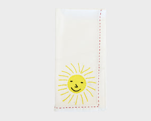 Embroidered 'Sun' Napkin