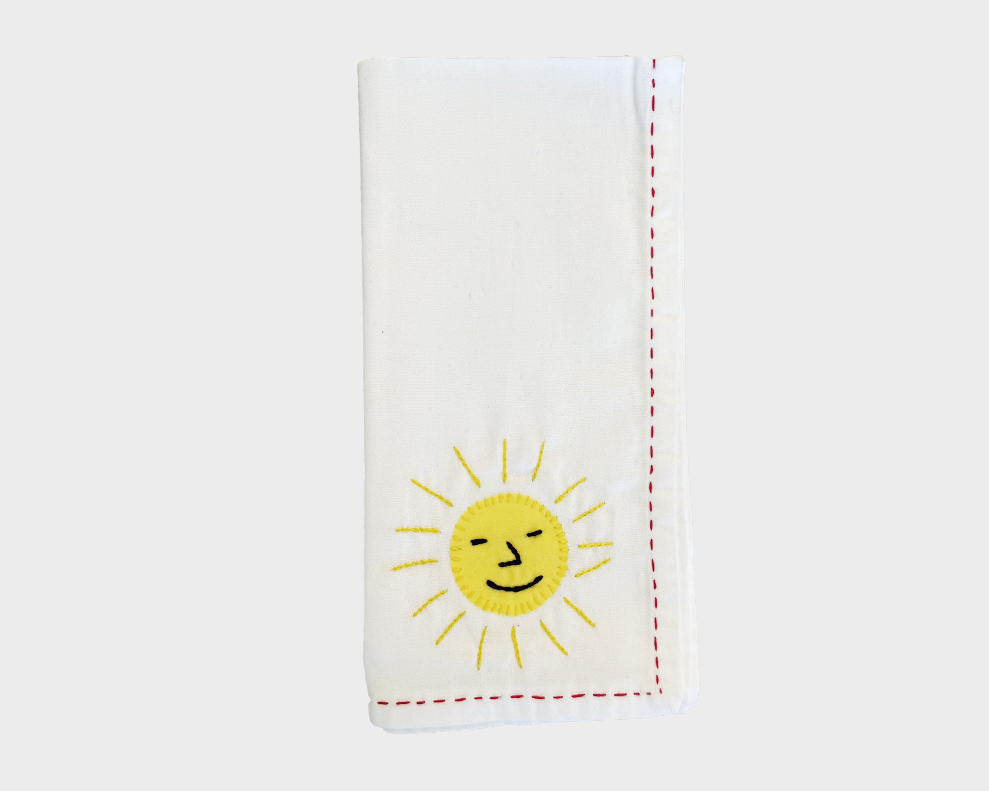 Embroidered 'Sun' Napkin