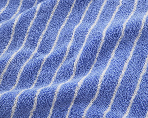 Tekla Organic Cotton Towel - Clear Blue Stripes