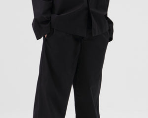 Tekla Poplin Pant - All Black