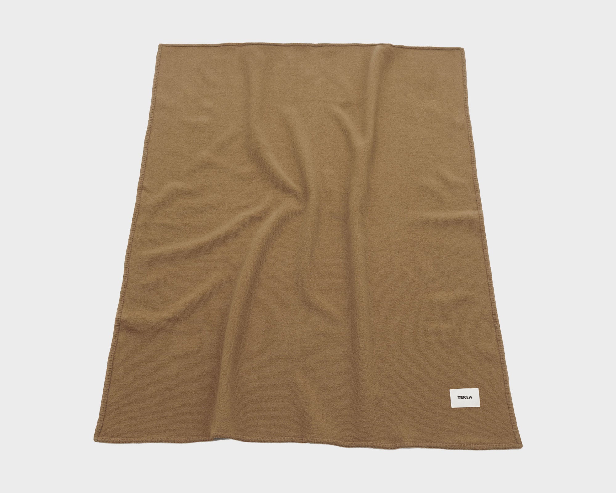 Tekla Merino Wool Blanket - Camel
