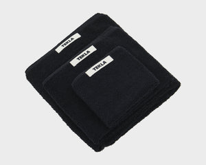 Tekla Organic Cotton Towel - Black