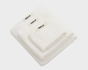 Tekla Organic Cotton Towel - White