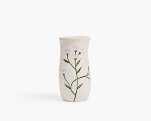 Gemma Orkin 'Wild Flowers' Pot - White Wash