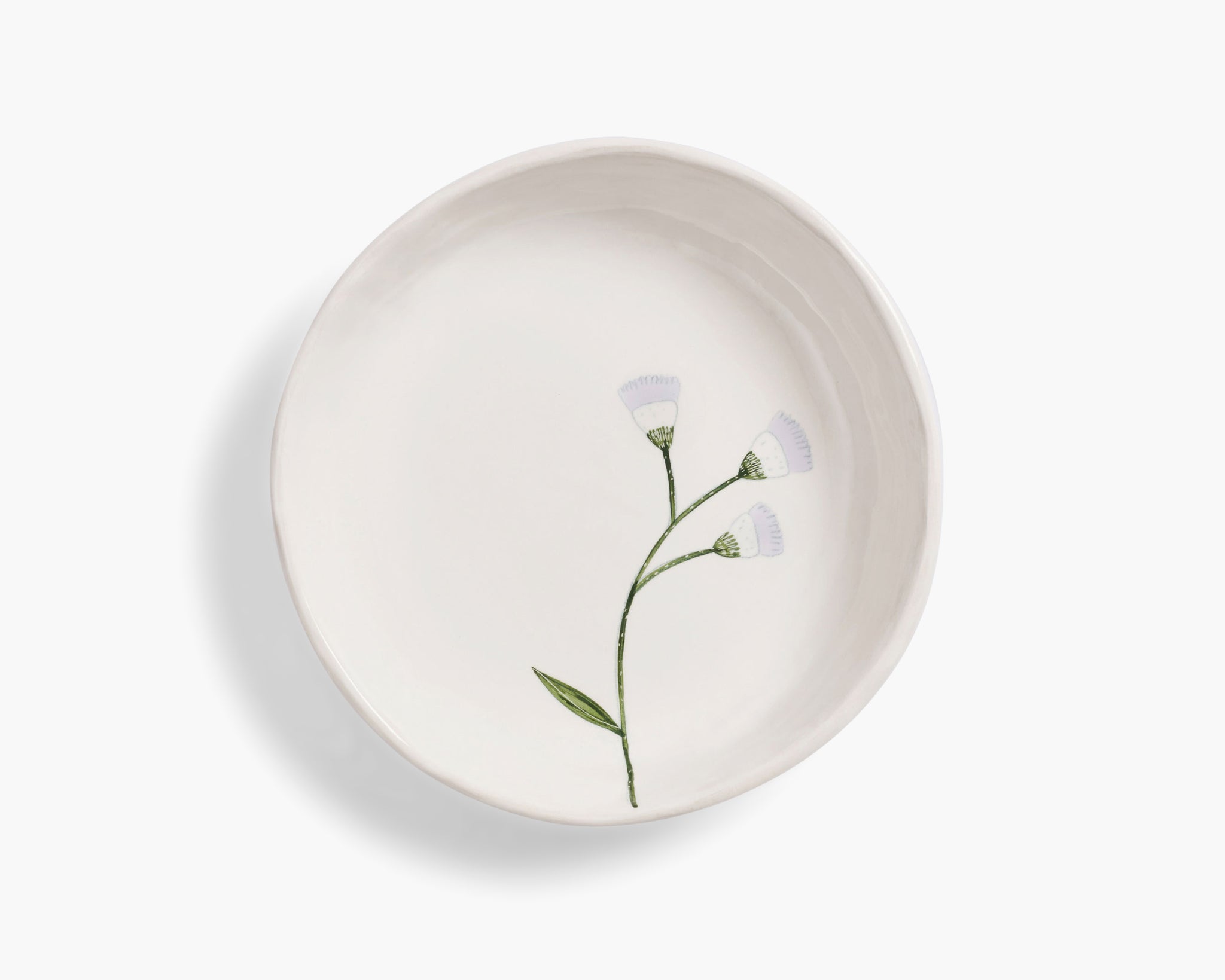 Gemma Orkin 'Wild Flowers' Serving Bowl - White Wash