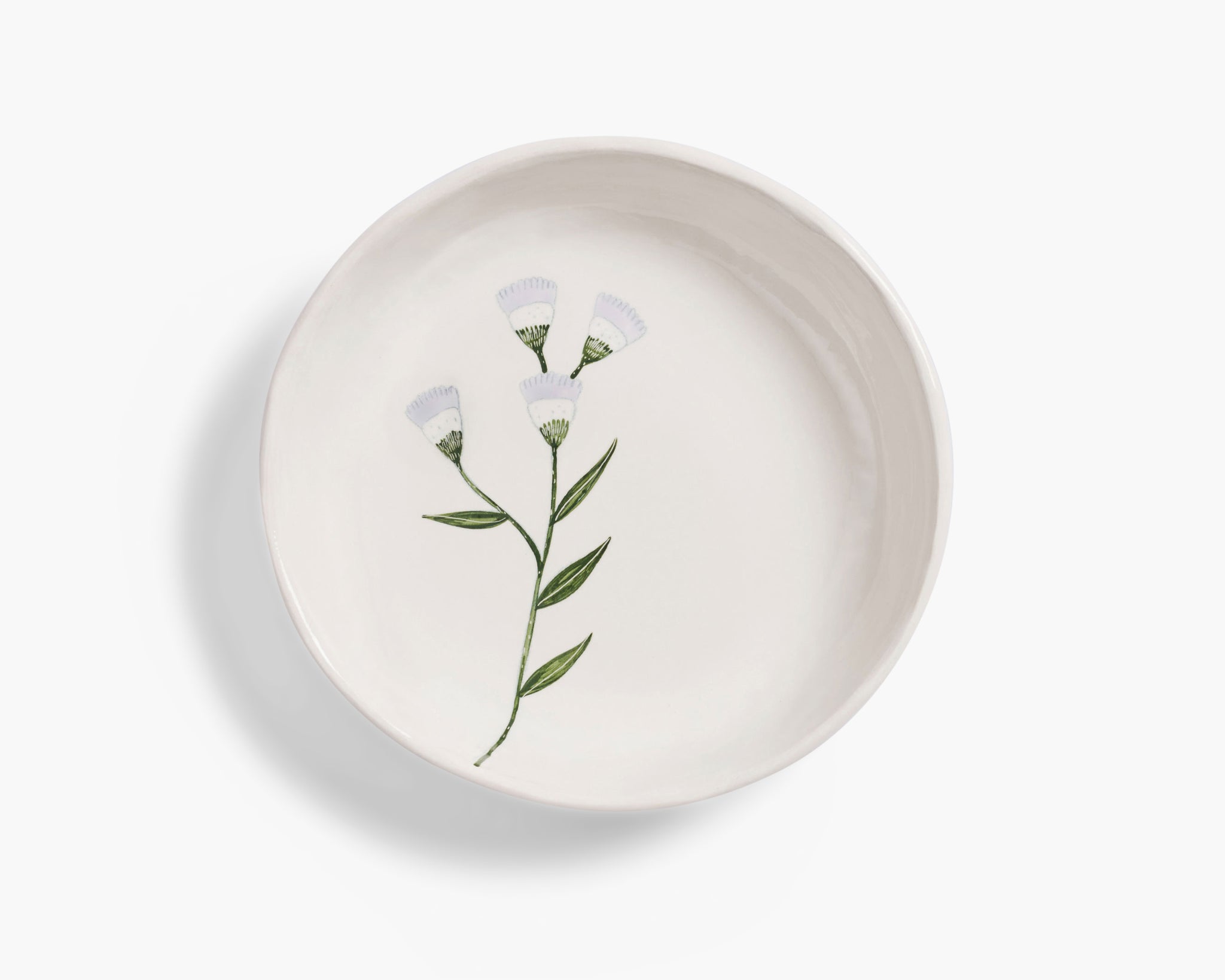 Gemma Orkin 'Wild Flowers' Serving Bowl - White Wash