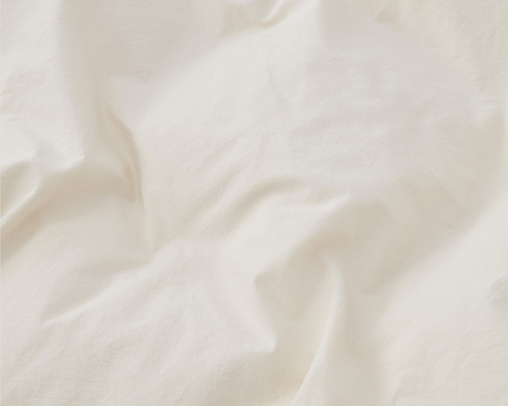 Tekla Cotton Percale Bedding - Winter White