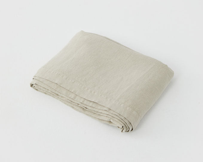 Tekla Linen Bedspread - Sand Grey