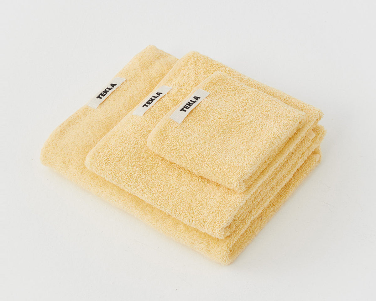 Tekla Organic Cotton Towel - Tender Yellow
